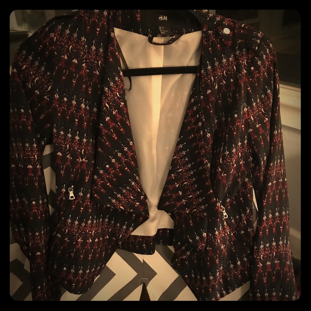 Open front blazer